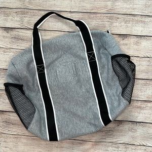 Victoria’s Secret Sport Workout Gray Duffel Bag Overnight Bag